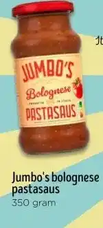 Jumbo Jumbo's bolognese pastasaus aanbieding