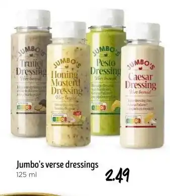 Jumbo Jumbo's verse dressings aanbieding