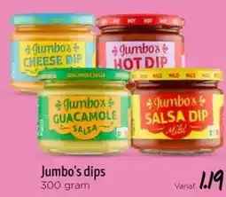 Jumbo Jumbo's dips aanbieding