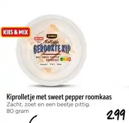 Jumbo Kiprolletje met sweet pepper roomkaas aanbieding