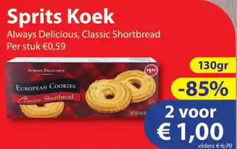 Die Grenze Sprits Koek aanbieding