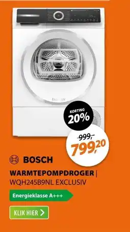 Expert Bosch WQH245B9NL EXCLUSIV aanbieding