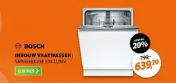 Expert Bosch SMV4HBX23E EXCLUSIV aanbieding