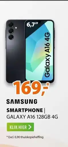 Expert Samsung Galaxy A16 128GB Zwart aanbieding