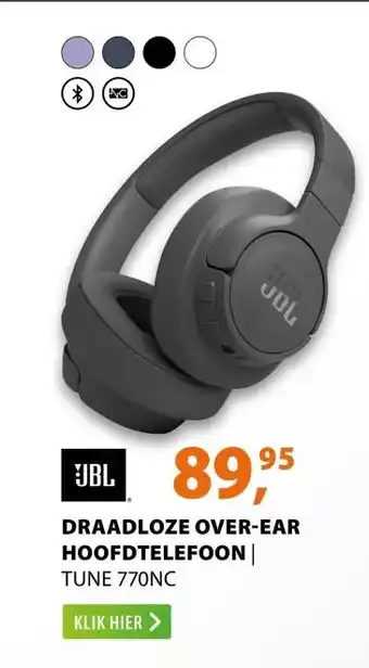 Expert JBL Tune 770NC Zwart aanbieding