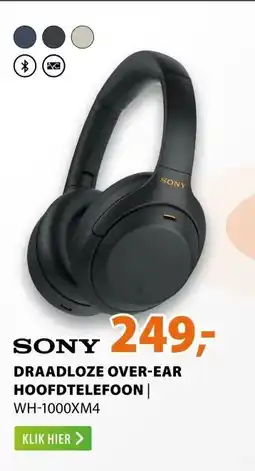 Expert Sony WH-1000XM4 Zwart aanbieding