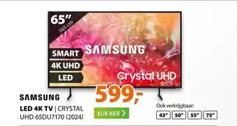 Expert Samsung Crystal UHD 65DU7170 (2024) aanbieding