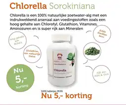 De Rode Pilaren Chlorella Sorokiniana aanbieding