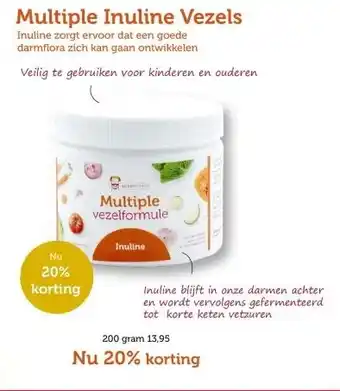 De Rode Pilaren Multiple Inuline Vezels aanbieding