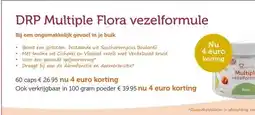 De Rode Pilaren DRP Multiple Flora vezelformule aanbieding