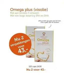 De Rode Pilaren Omega plus (visolie) aanbieding