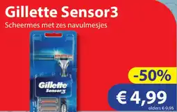 Die Grenze Gillette Sensor3 aanbieding