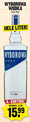 Super Dirck 3 Wyborowa wodka aanbieding