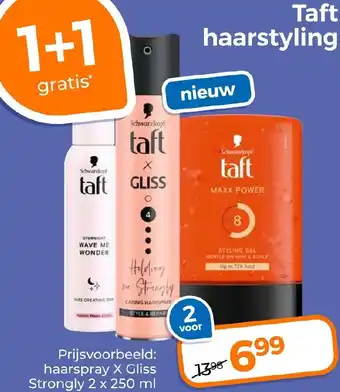 Trekpleister Taft haarstyling aanbieding