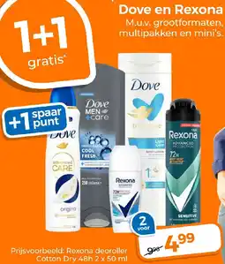 Trekpleister Dove en Rexona aanbieding