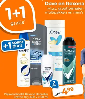 Trekpleister Dove en Rexona aanbieding