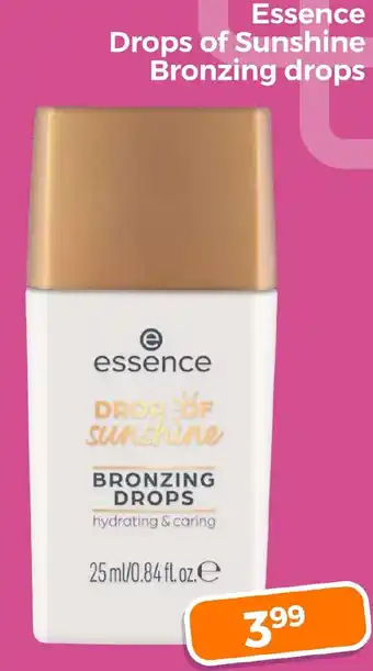 Trekpleister Essence Drops of Sunshine Bronzing drops aanbieding