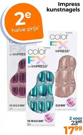 Trekpleister Impress kunstnagels aanbieding