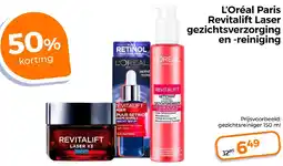 Trekpleister L'Oréal Paris Revitalift Laser gezichtsverzorging en reiniging aanbieding