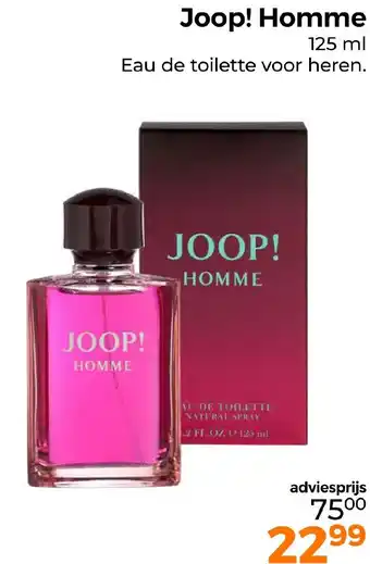 Trekpleister Joop! Homme aanbieding