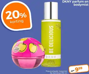 Trekpleister DKNY parfum en bodymist aanbieding