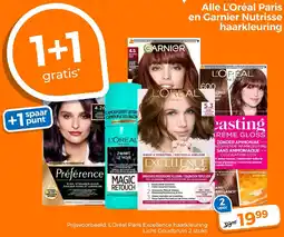 Trekpleister Alle L'Oréal Paris en Garnier Nutrisse haarkleuring aanbieding