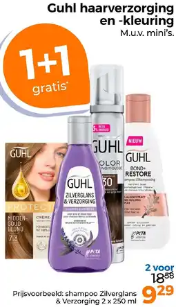 Trekpleister Guhl haarverzorging en kleuring aanbieding