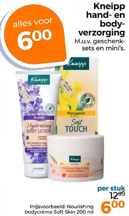 Trekpleister Kneipp hand en bodyverzorging aanbieding