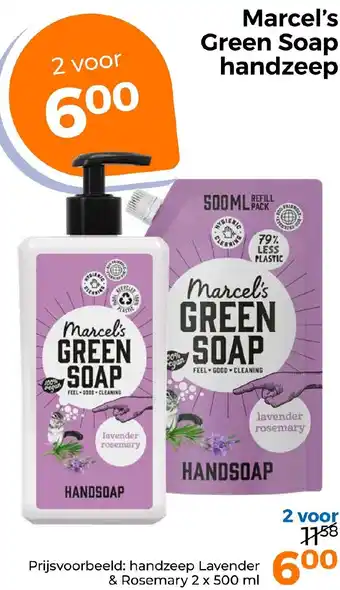 Trekpleister Marcel's Green Soap handzeep aanbieding