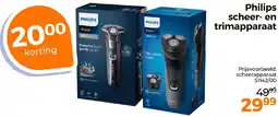 Trekpleister Philips scheer en trimapparaat aanbieding