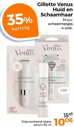 Trekpleister Gillette Venus Huid en Schaamhaar aanbieding