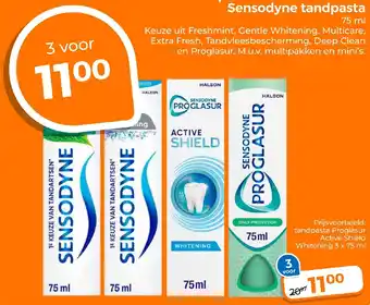 Trekpleister Sensodyne tandpasta aanbieding