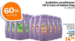 Trekpleister Andrélon conditioner Oil & Care of ledere Dag aanbieding