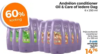 Trekpleister Andrélon conditioner Oil & Care of ledere Dag aanbieding