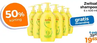 Trekpleister Zwitsal shampoo aanbieding