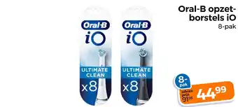 Trekpleister Oral-B opzetborstels iO aanbieding