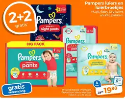 Trekpleister Pampers luiers en luierbroekjes aanbieding