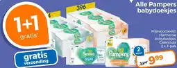 Trekpleister Alle Pampers babydoekjes aanbieding