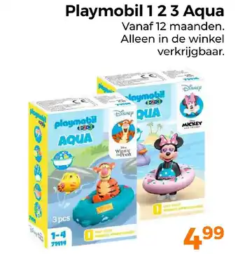 Trekpleister Playmobil 1 23 Aqua aanbieding