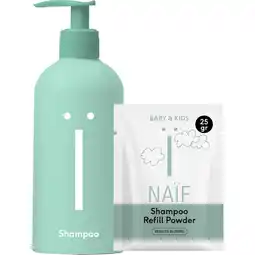 Albert Heijn Naïf Shampoo waterless refill kit aanbieding