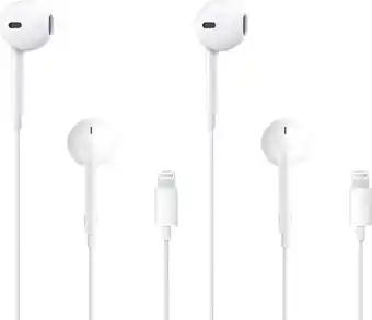 Coolblue Apple Earpods Lightning Connector duo pack aanbieding