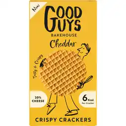 Albert Heijn Good guys bakehouse Crispy crackers cheddar aanbieding