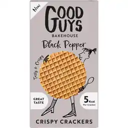 Albert Heijn Good guys bakehouse Crispy crackers black pepper aanbieding