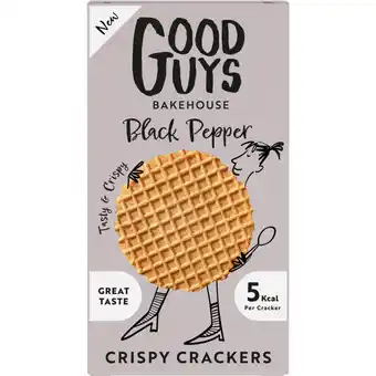 Albert Heijn Good guys bakehouse Crispy crackers black pepper aanbieding