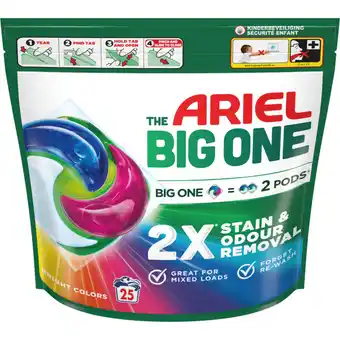 Albert Heijn Ariel 3in1 pods color the big one XXL-pack aanbieding