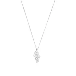 Douglas amor Ketting met hanger voor dames, 925 Sterling zilver, zirkonia synth. | Blad aanbieding