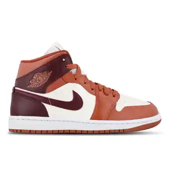 Foot Locker Jordan 1 Mid Dames Schoenen - Roze - Maat: 37.5 - Polyester - Foot Locker aanbieding