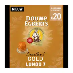 Koffievoordeel.nl Douwe Egberts Excellent Gold - 20 koffiecups aanbieding