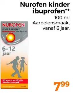 Trekpleister Nurofen kinder ibuprofen aanbieding