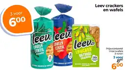 Trekpleister Leev crackers en wafels aanbieding